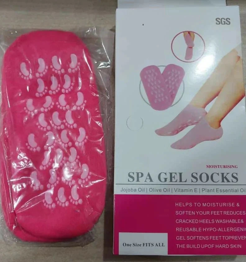 Moisturizing Spa Gel Socks – Deep Hydration Treatment for Soft & Cracked Heels