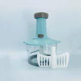 9-in-1 Multi-Functional Hand Push Speedy Chopper – 2L Manual Vegetable Cutter