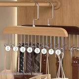 Multi Hook Wall Mount Hanger – Space-Saving Clothes & Accessories Rack