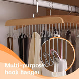 Multi Hook Wall Mount Hanger – Space-Saving Clothes & Accessories Rack