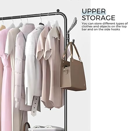 Multifunctional 4 Layers Shoe & Coat Rack – Space-Saving Home Organizer