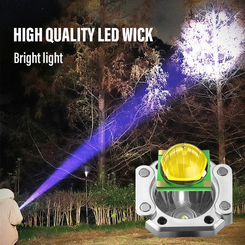 Multifunctional Emergency Hammer Flashlight with Power Bank