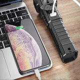 Multifunctional Emergency Hammer Flashlight with Power Bank