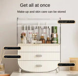 Multipurpose Acrylic Cosmetic Organizer – Transparent Makeup Drawer Box