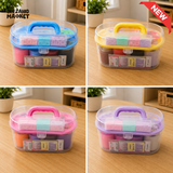MULTIPURPOSE PORTABLE STORAGE ORGANIZER BOX WITH HANDLE - 1 PIECE