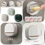 Luxury Wall Mounted Soap Holder with Drainage – Self Draining Soap Dish