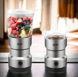 Nima Electric Grinder Blender, Portable Mini Electric Coffee Grinder, Spice Pepper Juicing Grinder, Kitchen Grain Machine, Multifunctional Smash Machine, Bowl Blender And Grain Mixer, Stainless Steel Mini Grain Mill