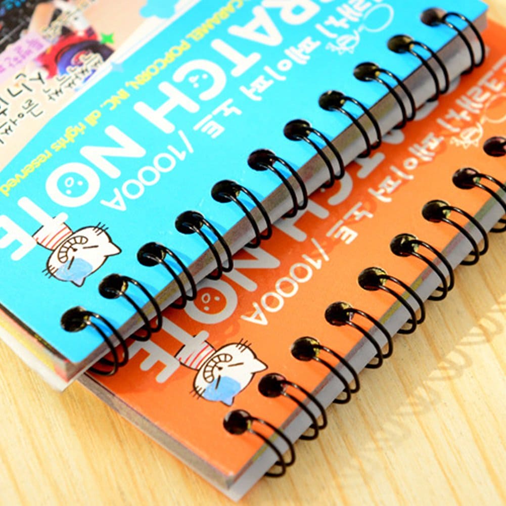 Children Graffiti Notebook, Black Page Magic Drawing Book, Painting Notepad for Kids, DIY Scratch Drawing Notes Paper, Graffiti Painting Coils Drawing Book, Color Scratch Art Mini Notes, Scraping Drawing Paper