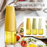 450Ml Oil Storage Pot, Auto Flip Kitchen Oil Bottle, Cooking Oil Dispenser For Kitchen, Automatic Opening Oil Bottle, Kitchen Non Hanging Oil Seasoning Bottle, Food Grade Condiment Bottle, Drip Free Spout Oil Container