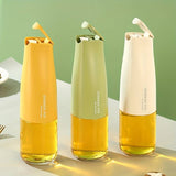 450Ml Oil Storage Pot, Auto Flip Kitchen Oil Bottle, Cooking Oil Dispenser For Kitchen, Automatic Opening Oil Bottle, Kitchen Non Hanging Oil Seasoning Bottle, Food Grade Condiment Bottle, Drip Free Spout Oil Container