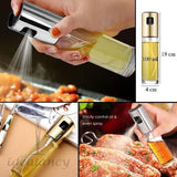 Oil Spray Bottle (100ml) – Silicone Bristle & Heat Resistant