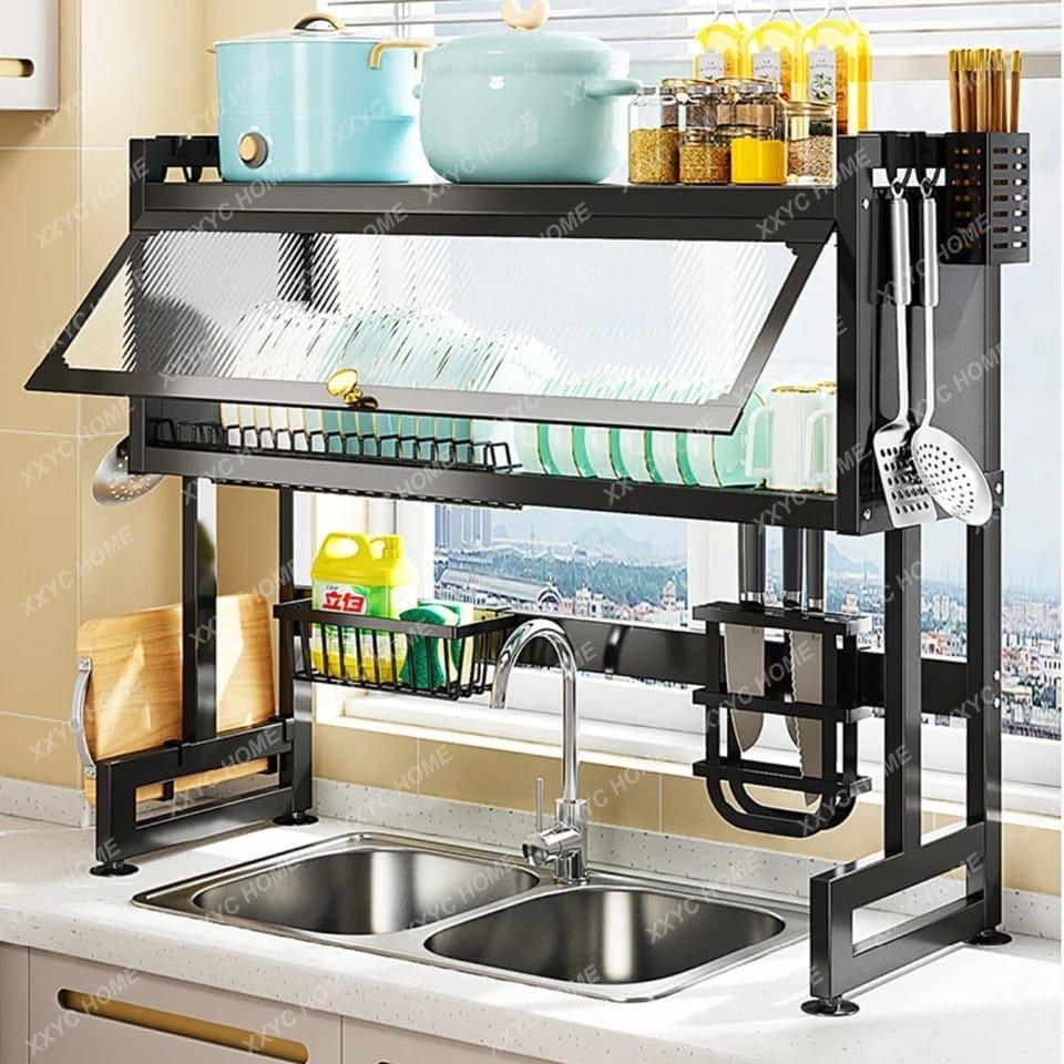 Over The Sink Rack for Kitchen – Multi-Functional Kitchen Storage Organizer