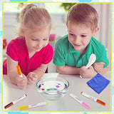 8 Colors Magical Water Painting Pen, Floating Doodle Pens, Kids Drawing Early Education Magic Whiteboard Marker, Floating Water Marker With Spoon, Ceramics Office School Art Marker, Erasable Whiteboard Marker with Spoon