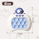 Console Pop Up Toy, Quick Push Game Machine, Light Bubble Puzzle Toy, Electronic Squeeze Poppet Sensory Push Pop Bubble Toy, Anti Pressure Whack A Mole Toy, Autism Sensory Toys for Boys Girls, Rapid Push Puzzle Game