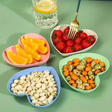 Plastic Plates With Stand, Multi-function Spit Bone Dish, Round Square Set Dining Table Plates, Household Kitchen Tableware Serving Table Plates, Fruit Snack Dish Plate, Reusable Food Serving Dishes With Rack