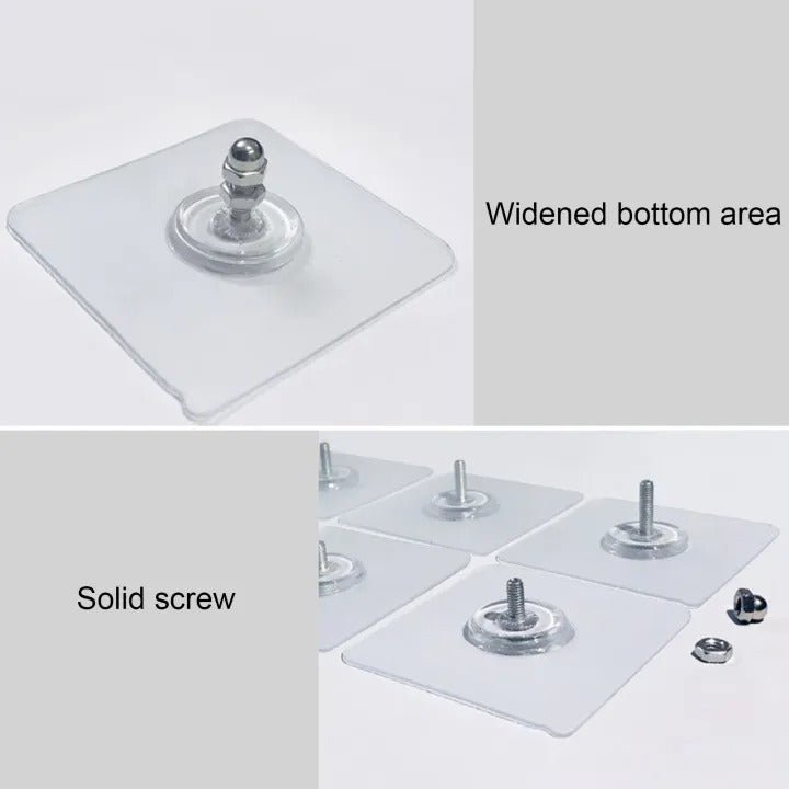 Pack of 12 Photo Frame Hooks – Invisible Wall Stickers