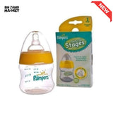 PAMPERS NATURAL STAGES BABY FEEDING BOTTLE - 140 ML