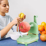 Manual Fruit Peeler, Hand Crank Fruit Peeler, Multifunction Suction Quick Peeler, Kitchen Pear Peeler Cutter Slicer, Fruit Vegetable Peeler, Apple Slicing Shaving Slicer, Multifunction Manual Rotary Slicer, Hand Cracked Peeler, Household Kitchen Gadget