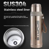 Vacuum Insulated Stainless Steel Sports Water Bottle Leak Proof Hot & Cold Flask - 750ML