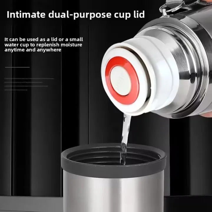 Vacuum Insulated Stainless Steel Sports Water Bottle Leak Proof Hot & Cold Flask - 750ML