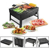 Portable Foldable BBQ Grill – Lightweight Charcoal Barbecue Stove