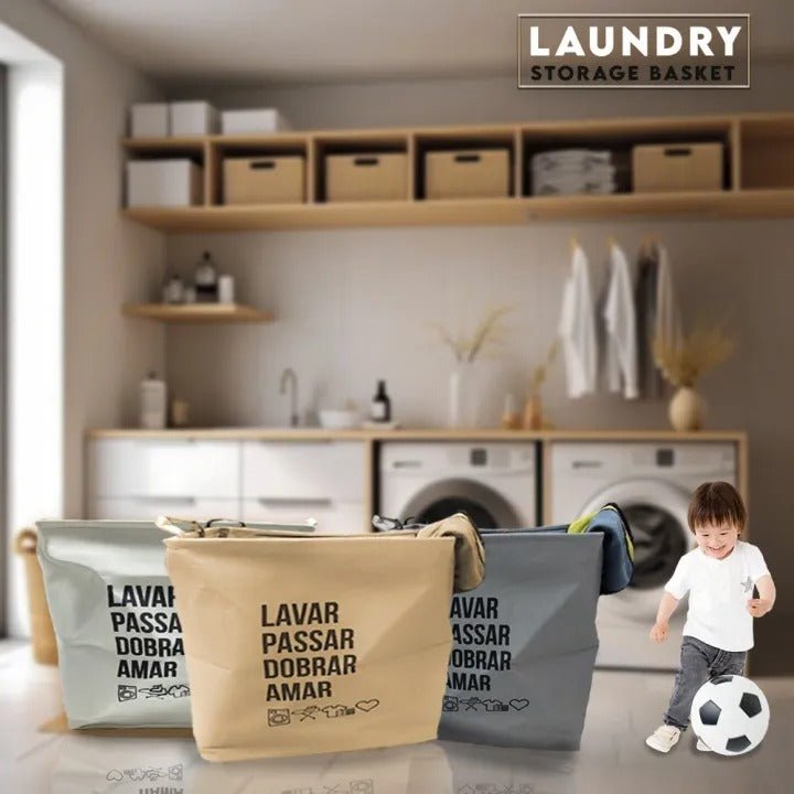 Portable Foldable Storage Basket – Simple Multi-Purpose Organizer