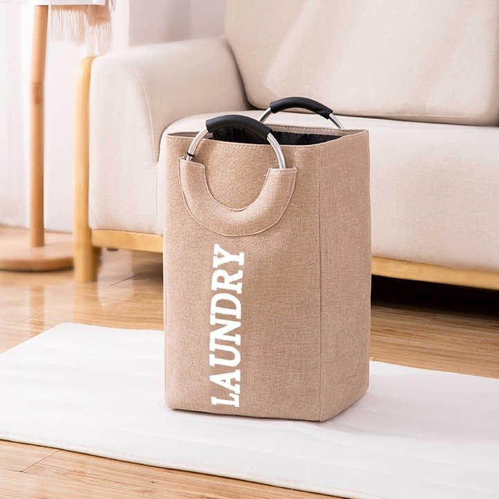 Portable Folding Laundry Basket – Heavy Quality Clothes Organizer