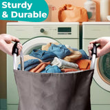 Portable Folding Laundry Basket – Heavy Quality Clothes Organizer