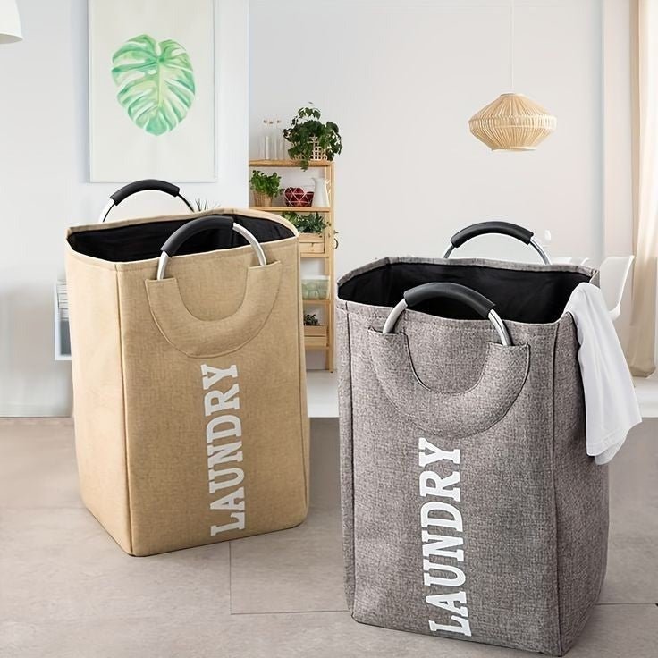 Portable Folding Laundry Basket – Heavy Quality Clothes Organizer
