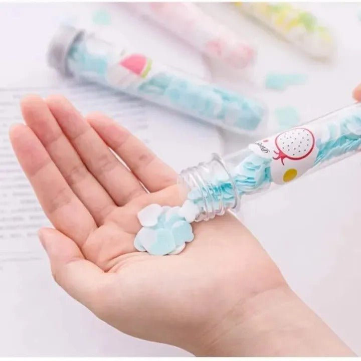 Portable Mini Flower Paper Soap – Travel-Friendly Disposable Soap Sheets