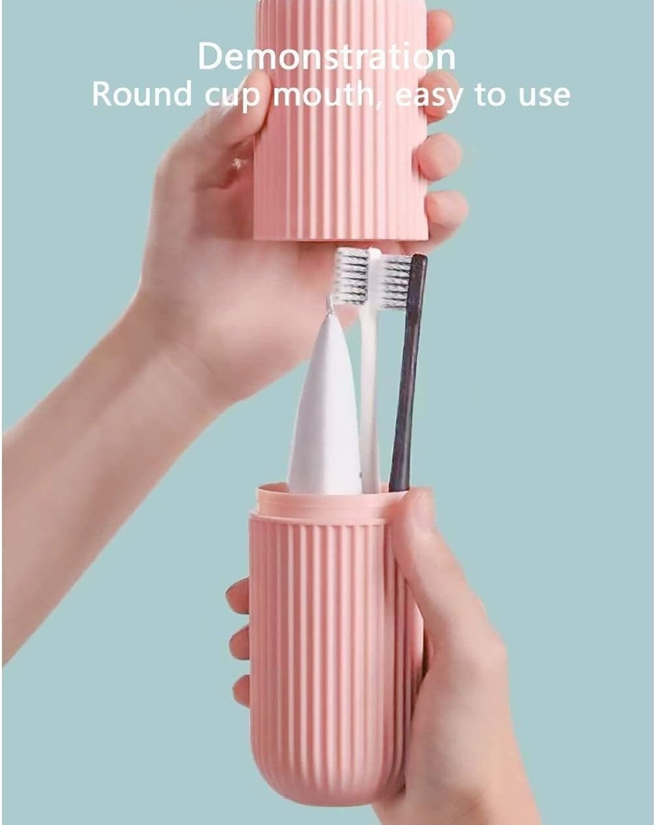 Portable Toothbrush Holder Kit – Travel-Friendly Hygiene Case