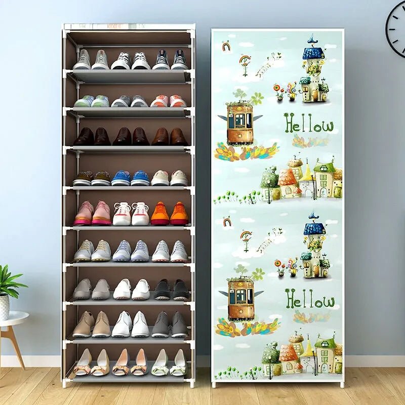 Premium 9-Tier Shoe Organizer Rack