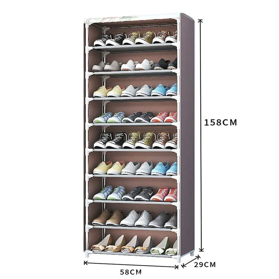 Premium 9-Tier Shoe Organizer Rack