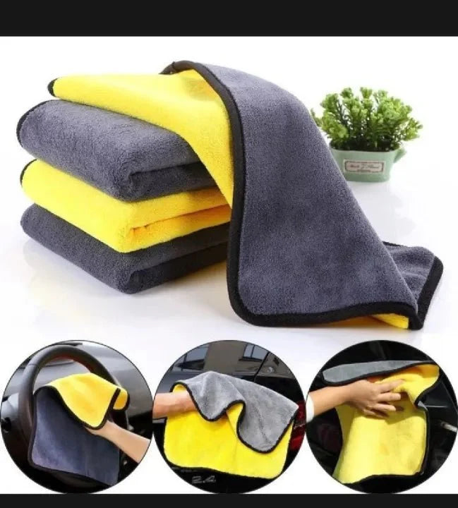 Premium Microfiber Car Cleaning Towel – Super Absorbent & Scratch-Free
