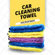 Premium Microfiber Car Cleaning Towel – Super Absorbent & Scratch-Free