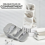 3 Layer Cutlery Organizer, Kitchen Utensils Separation Box, Multifunctional Transparent Chopstick Cage, Oblique Insertion Storage Rack, Tableware Drain Rack, Multipurpose Drawer Container Home Use