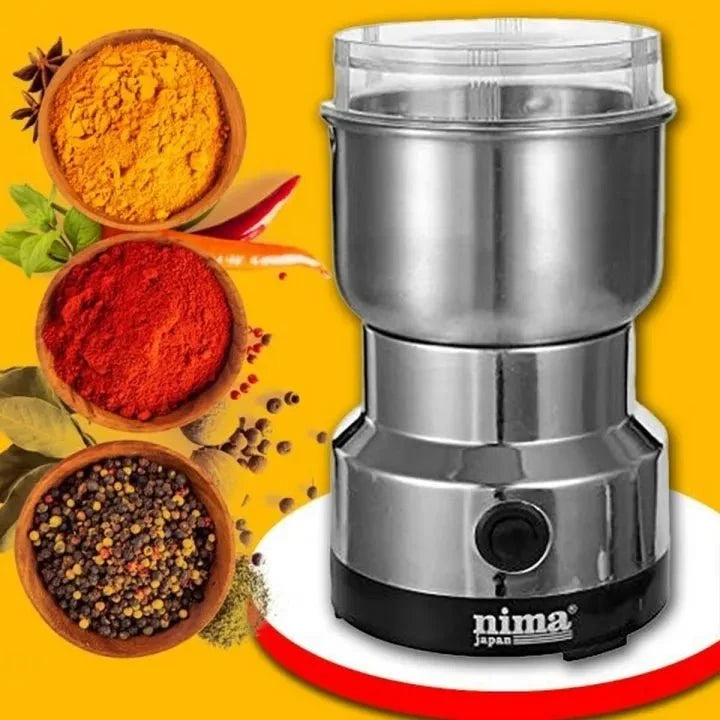 RAF Electric Coffee Grinder – Stainless Steel High Speed Multi‑Purpose Grinder
