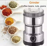 RAF Electric Coffee Grinder – Stainless Steel High Speed Multi‑Purpose Grinder