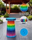 Foldable Portable Stool | Adjustable Telescopic Camping Stool | Heavy Duty Collapsible Seat for Fishing, Travel & Outdoor Use