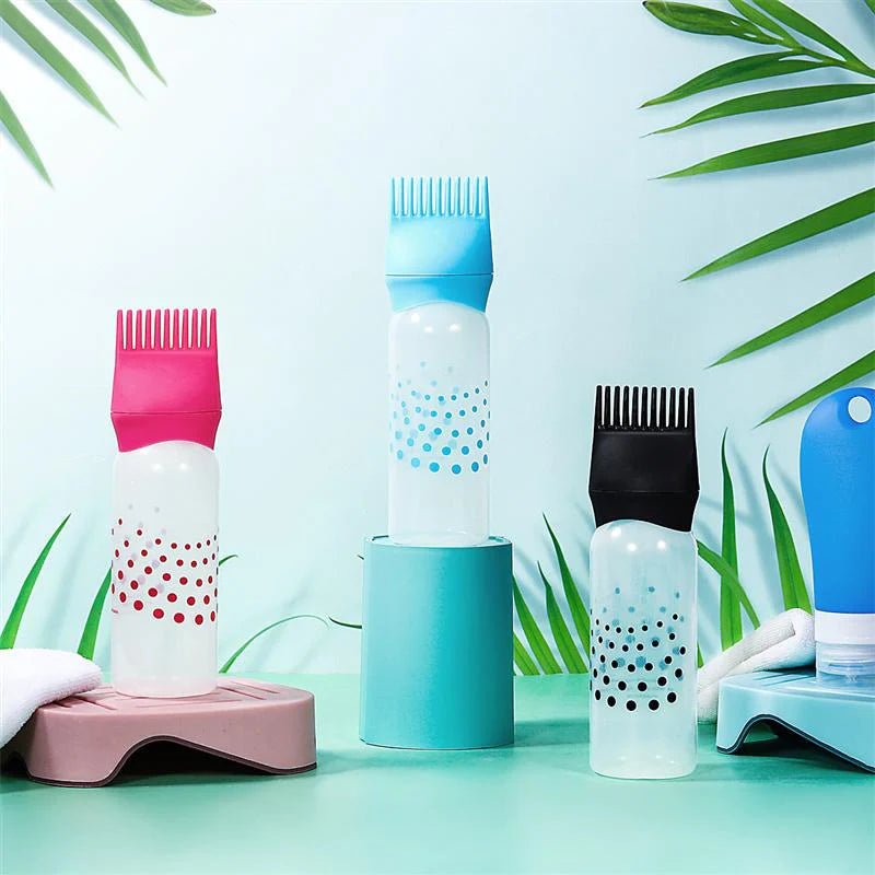 Refillable Hair Color Applicator Bottle – Salon Tint & Shampoo Dispenser Tool