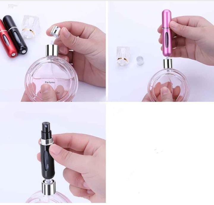 Refillable Mini Perfume Spray Bottle – Portable Travel Atomizer (5ml)