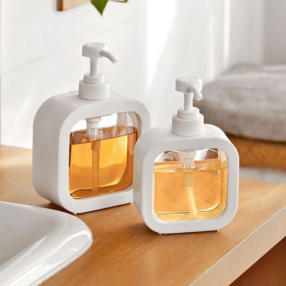 Refillable Soap & Lotion Dispenser – Shampoo & Hand Wash Bottle 300ml / 500ml