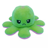 Reversible Octopus Plush Toy – Double-Sided Mood Changing Stuffed Doll