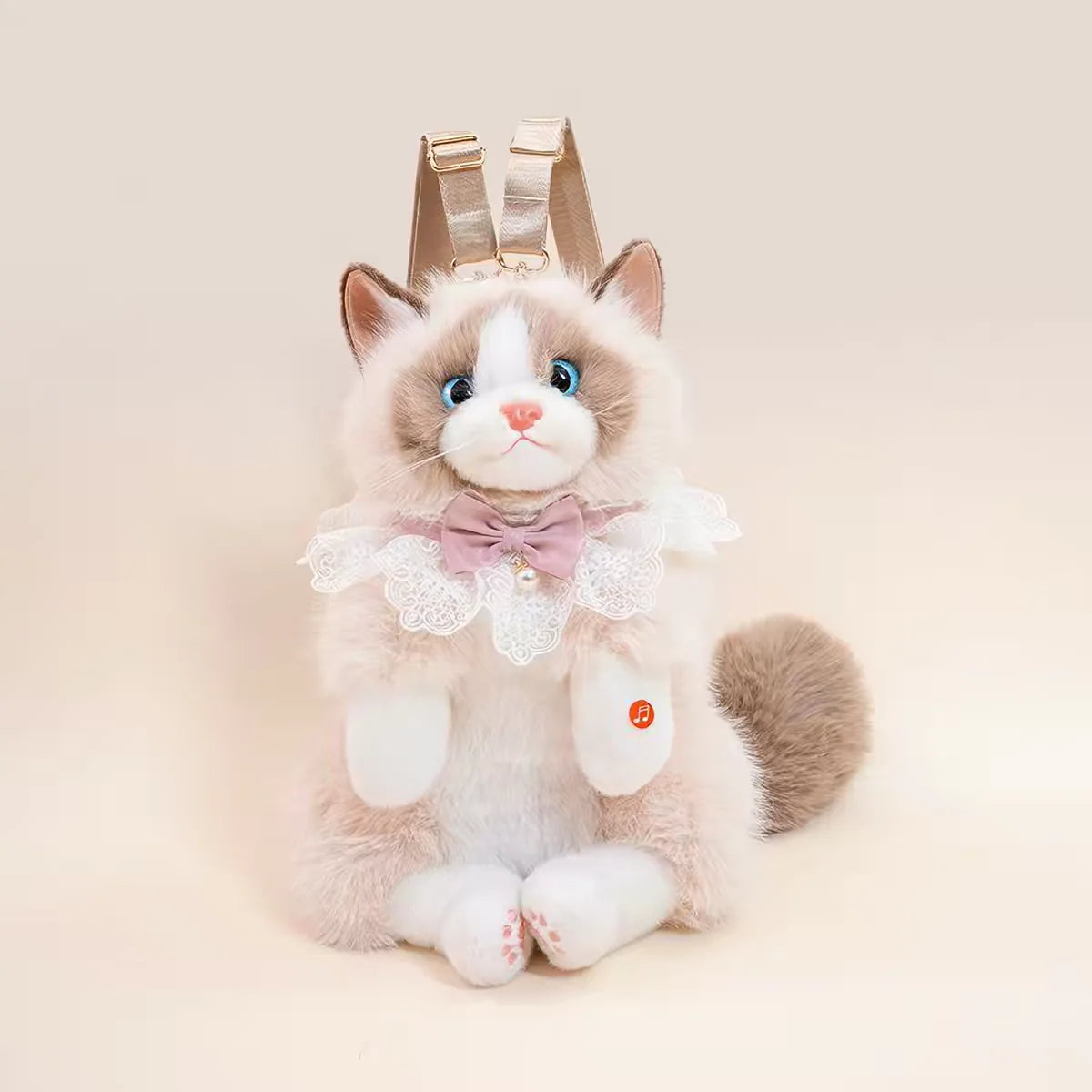 Fluffy Plush Cat Toy – Soft Lifelike Companion for Kids