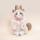 Fluffy Plush Cat Toy – Soft Lifelike Companion for Kids