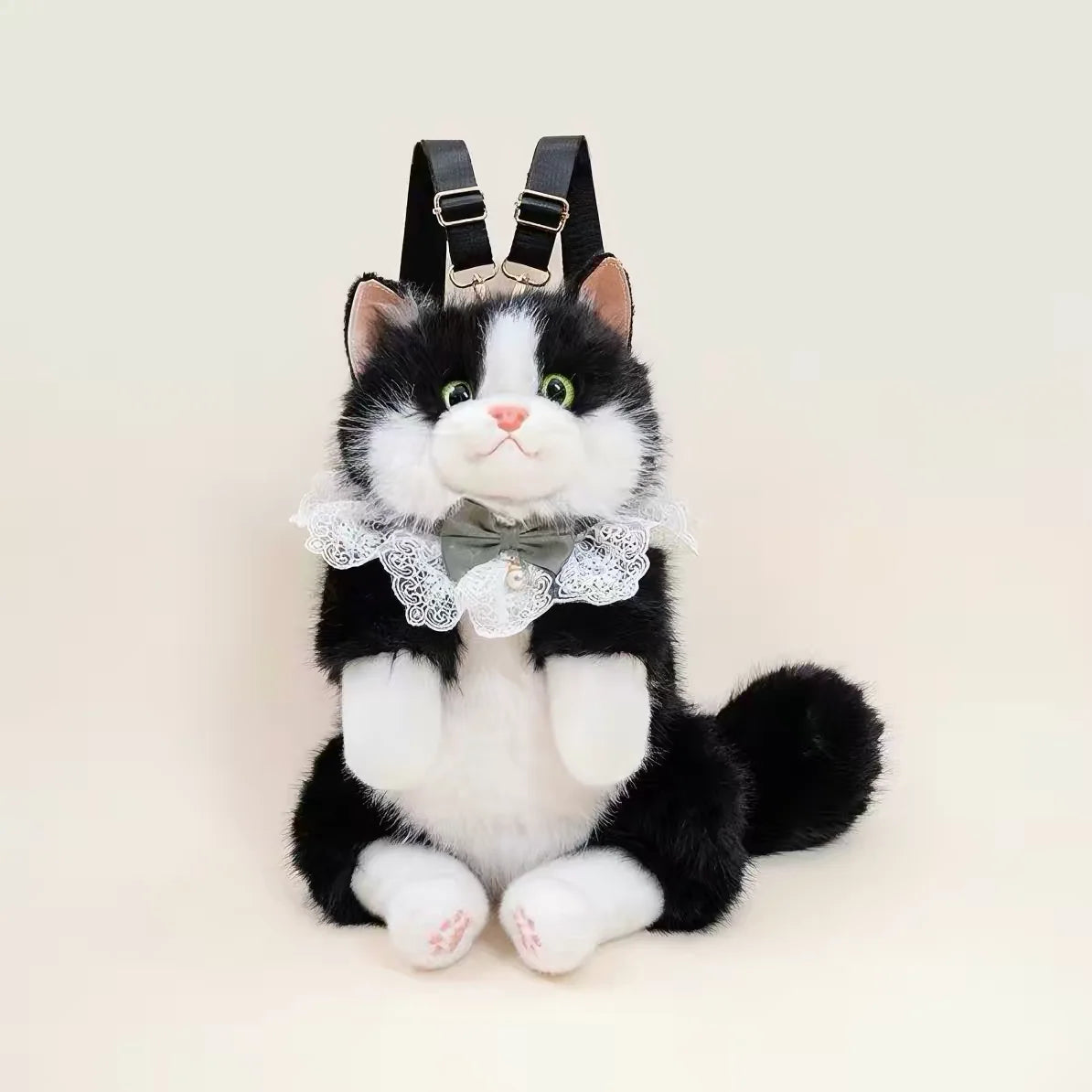 Fluffy Plush Cat Toy – Soft Lifelike Companion for Kids