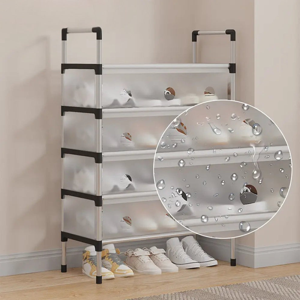 Dustproof Shoe Rack Organizer | Multi-Layer Waterproof Shoe Stand | Space-Saving Storage Shelf for Home