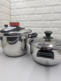 Stainless Steel Pressure Cooker Combo Set