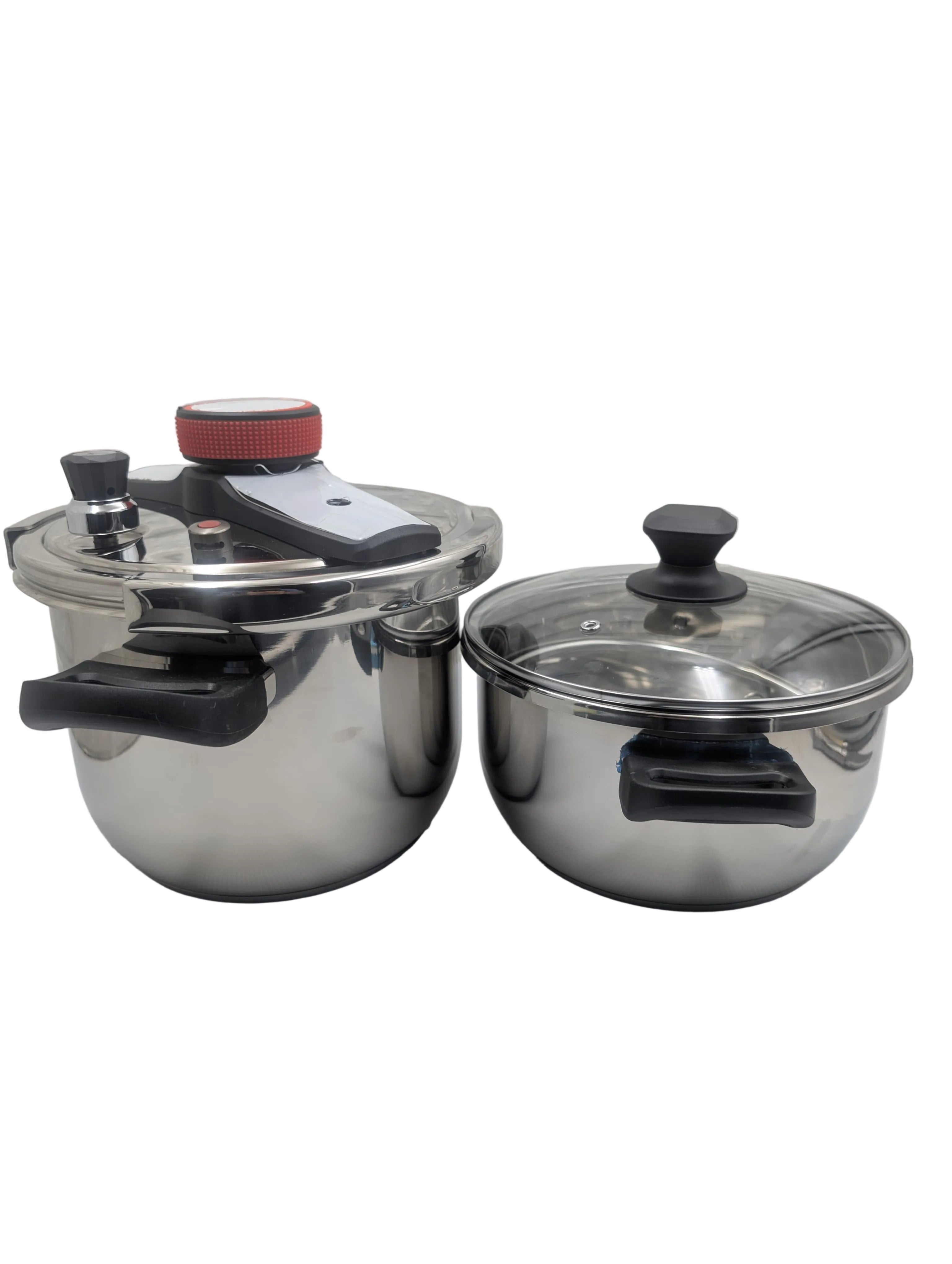 Stainless Steel Pressure Cooker Combo Set