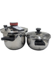 Stainless Steel Pressure Cooker Combo Set